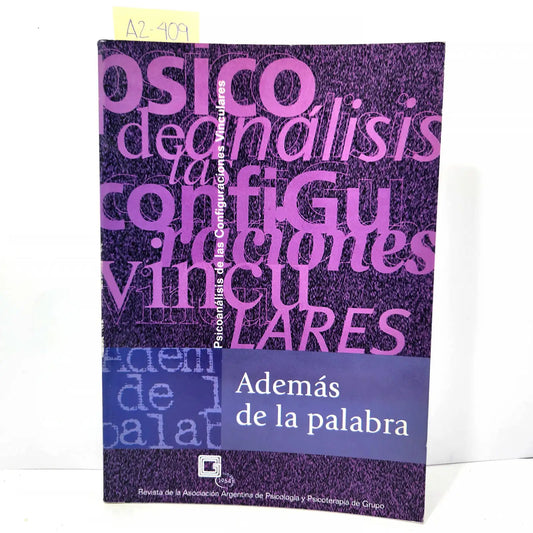 Además de la palabra.