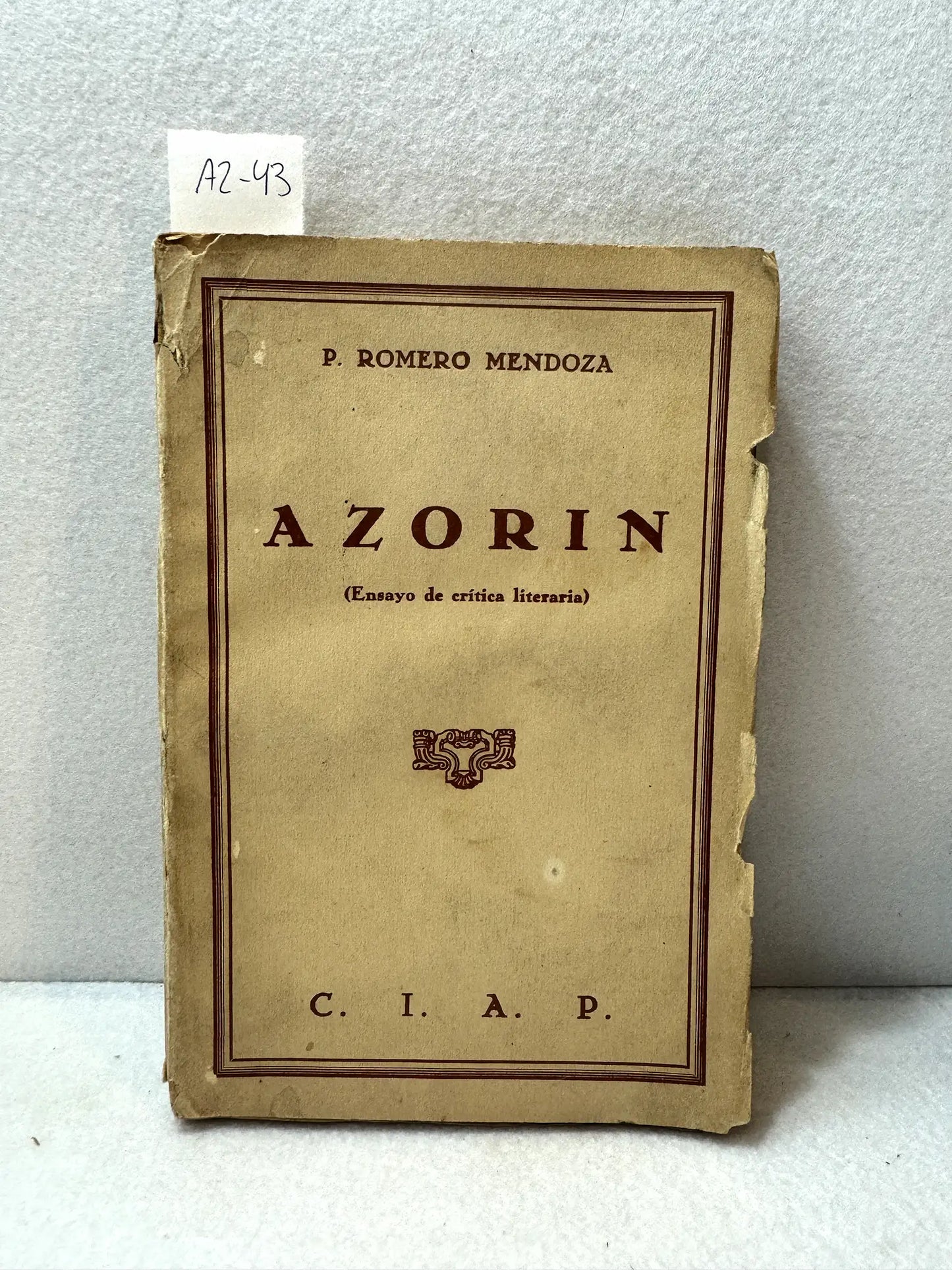 Azorín (ensayo de crítica literaria).