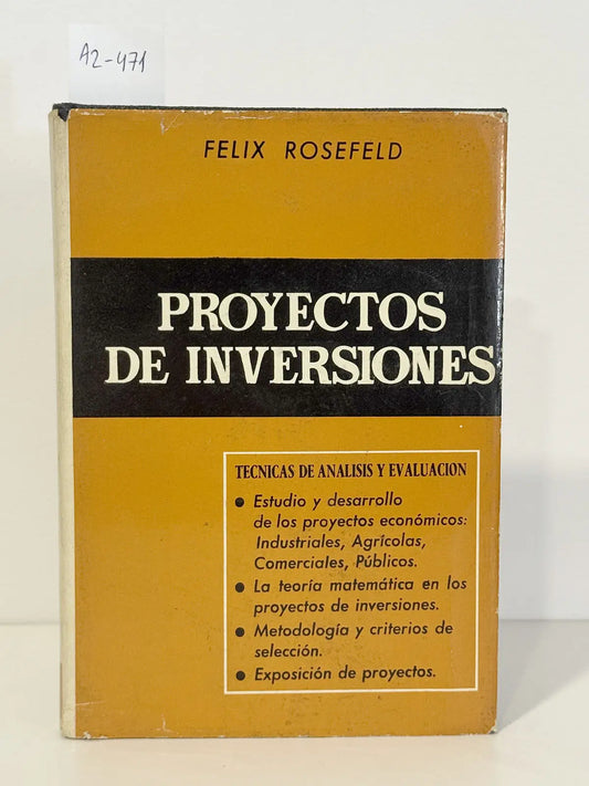 Proyectos de inversiones.