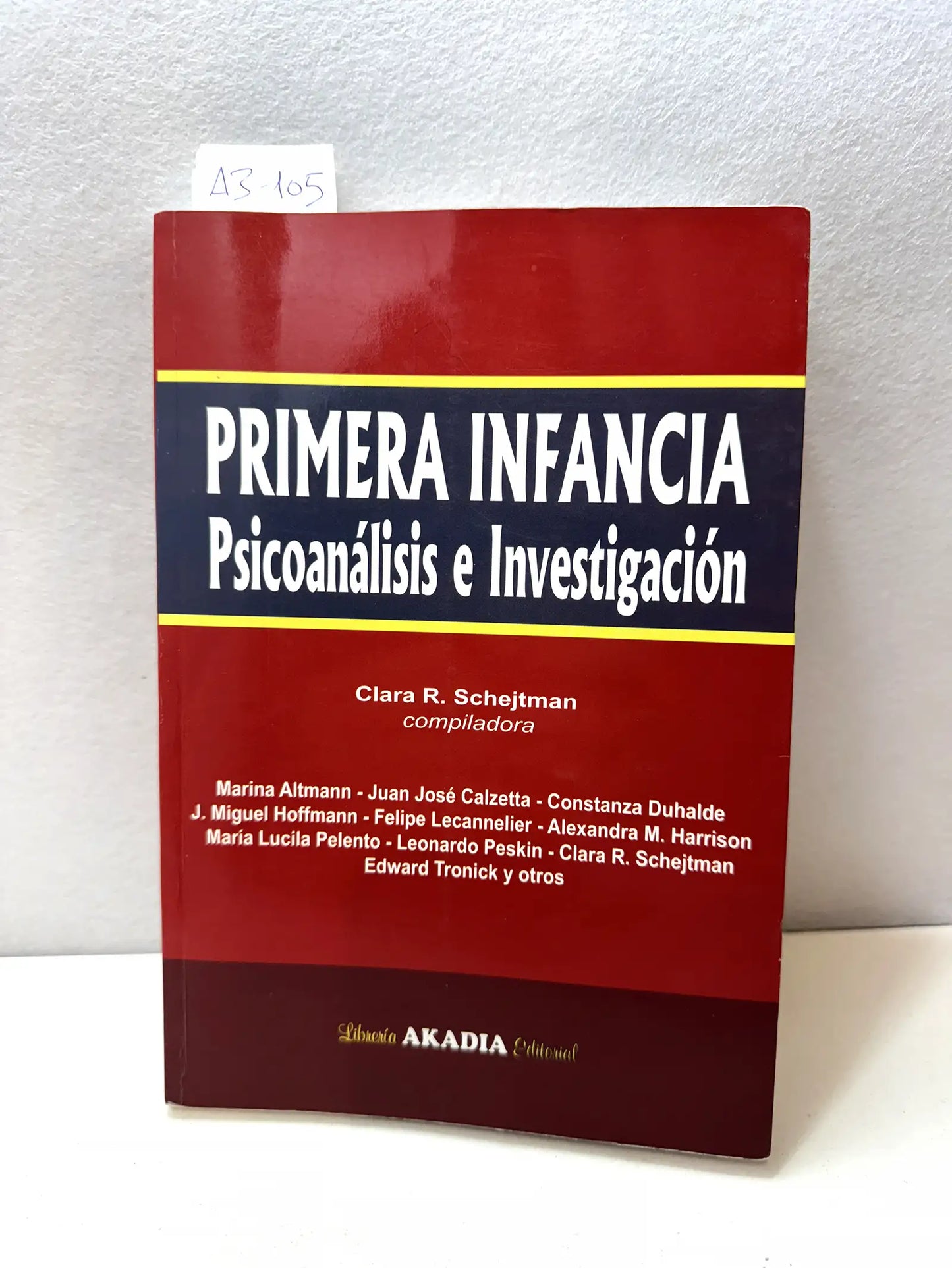 Primera Infancia. Psicoanálisis e investigación.