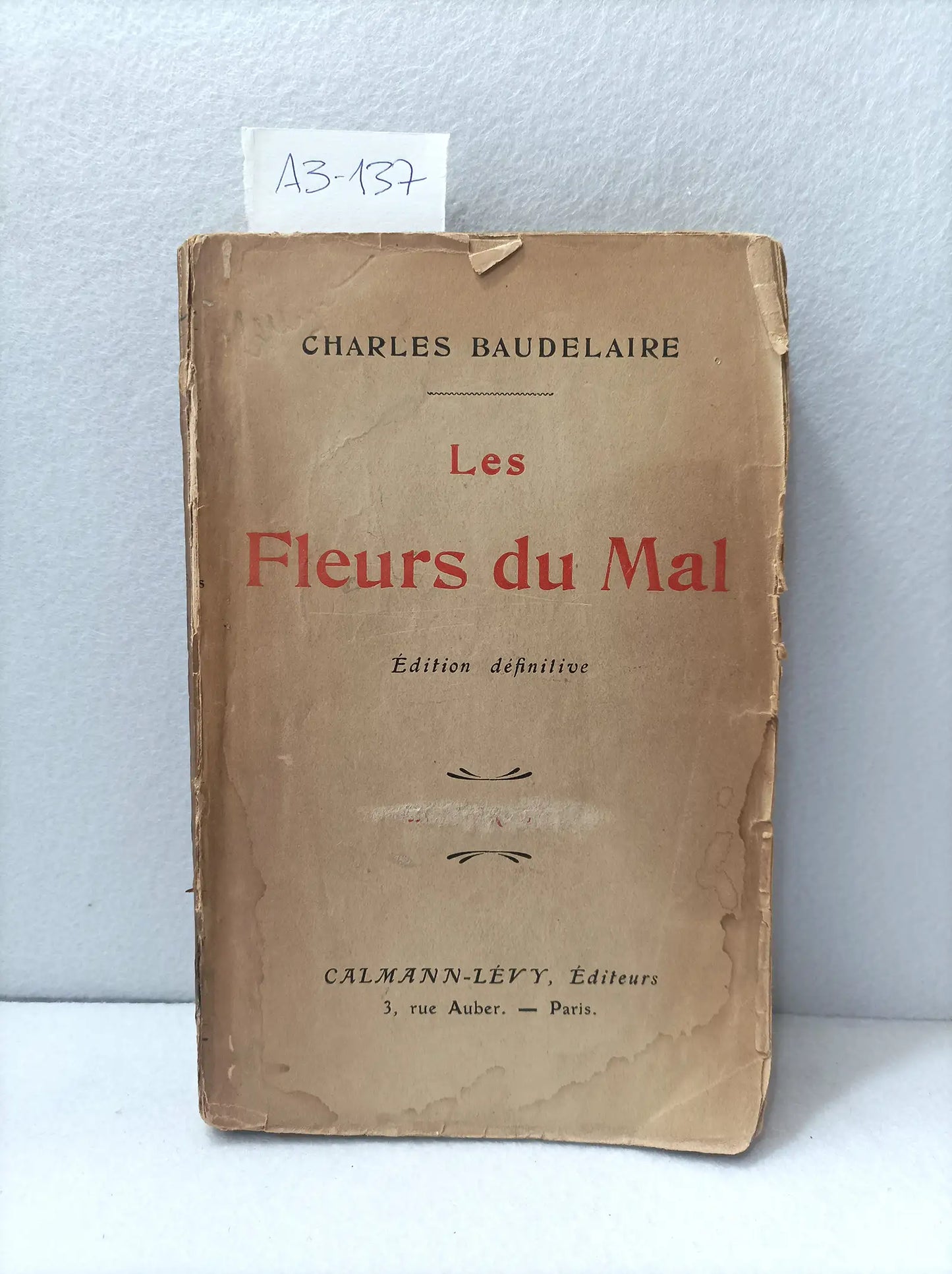 Les fleurs du mal.