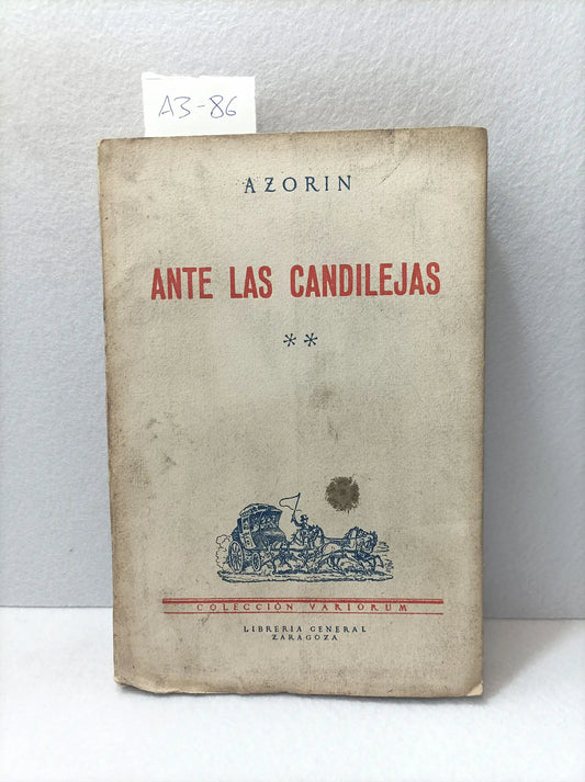 Ante las candilejas.