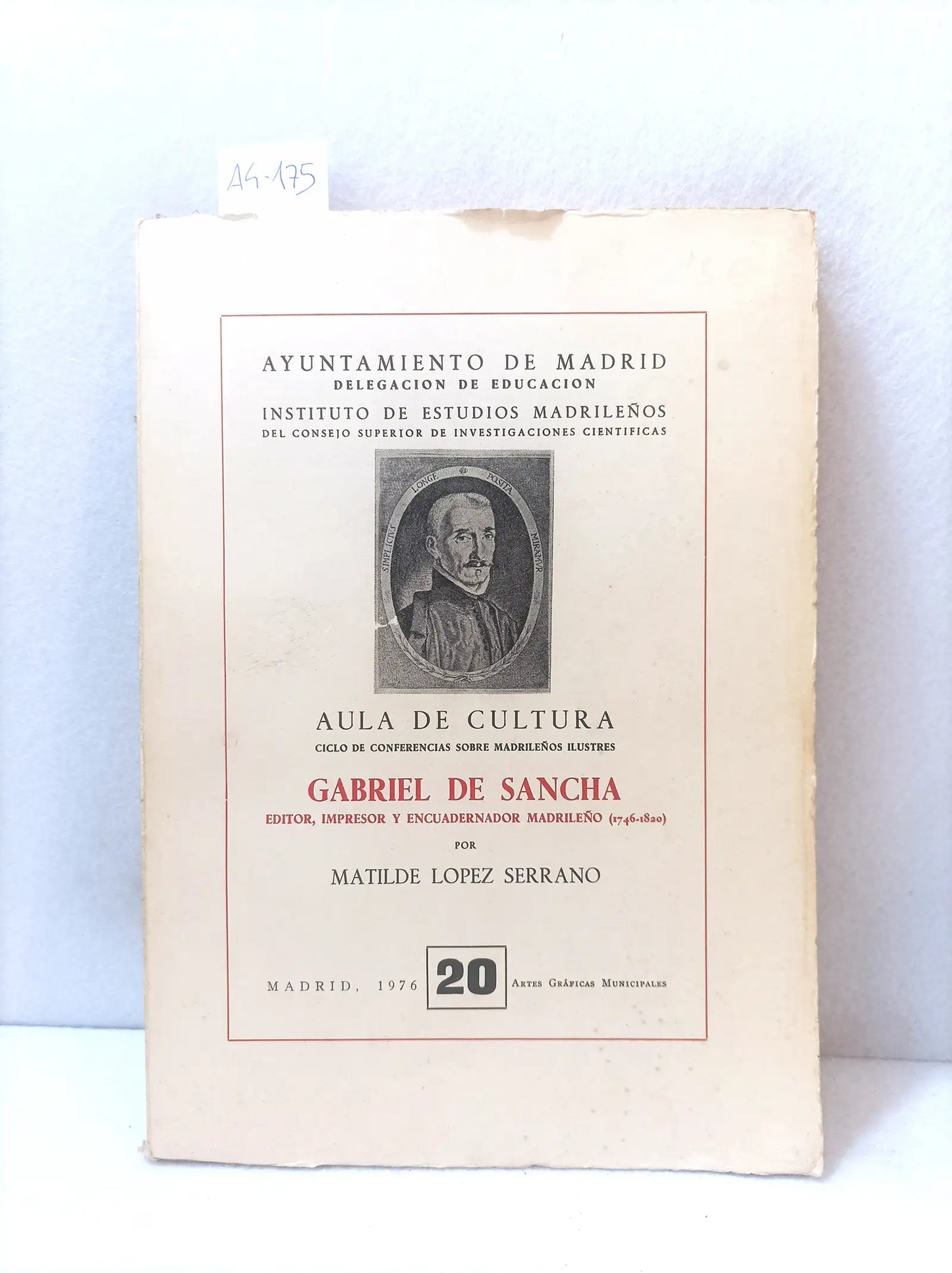 Gabriel de Sancha. Editor, impresor y encuadernador madrileño (1746-1820).