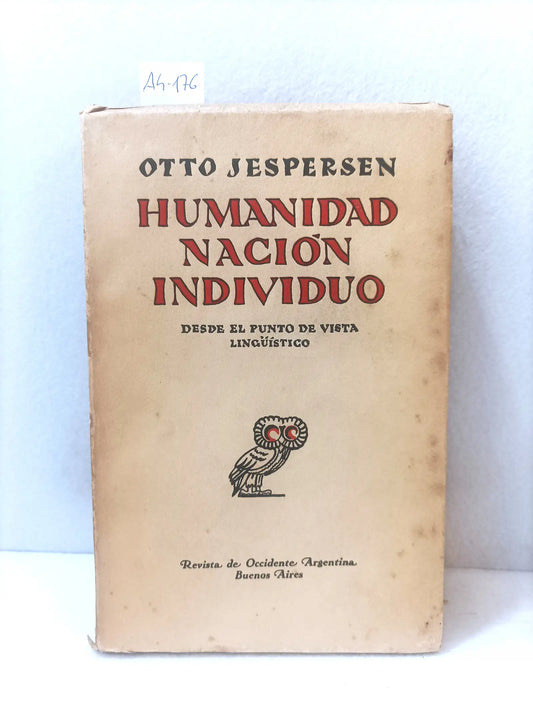 Humanidad nación individuo (desde el punto de vista lingüístico).