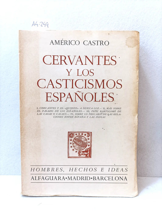 Cervantes y los casticismos españoles.