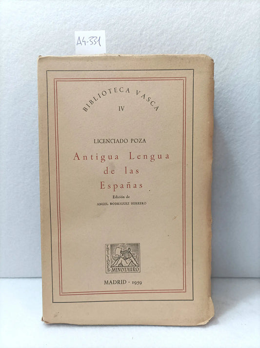 Antigua lengua de las españas.