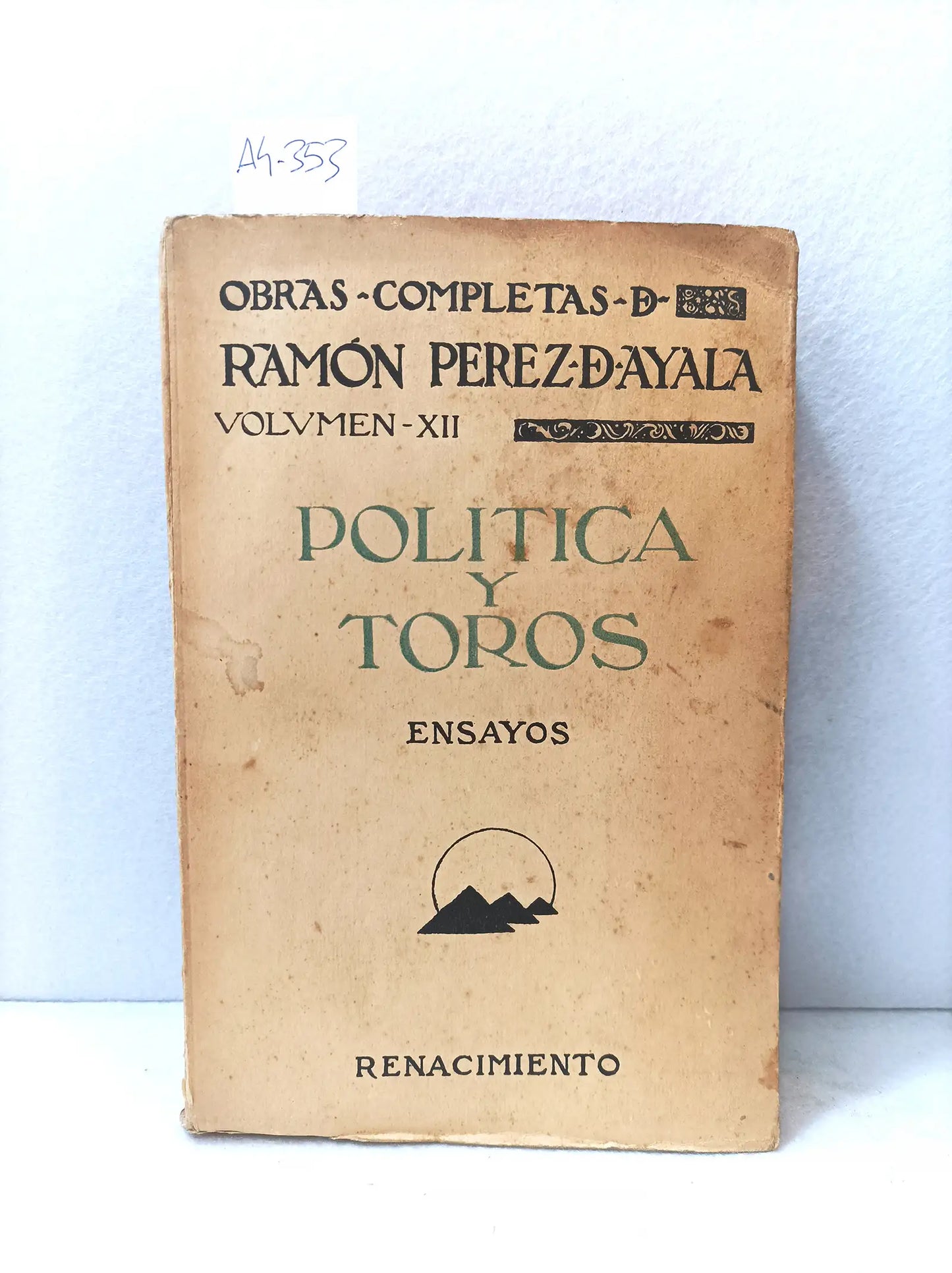 Política y toros.