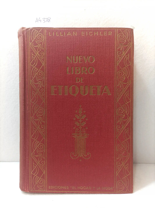 Nuevo libro de etiqueta.
