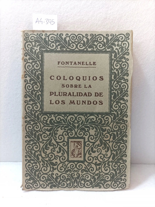 Coloquios sobre la pluralidad de los mundos.