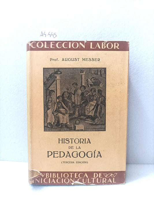Historia de la pedagogía.