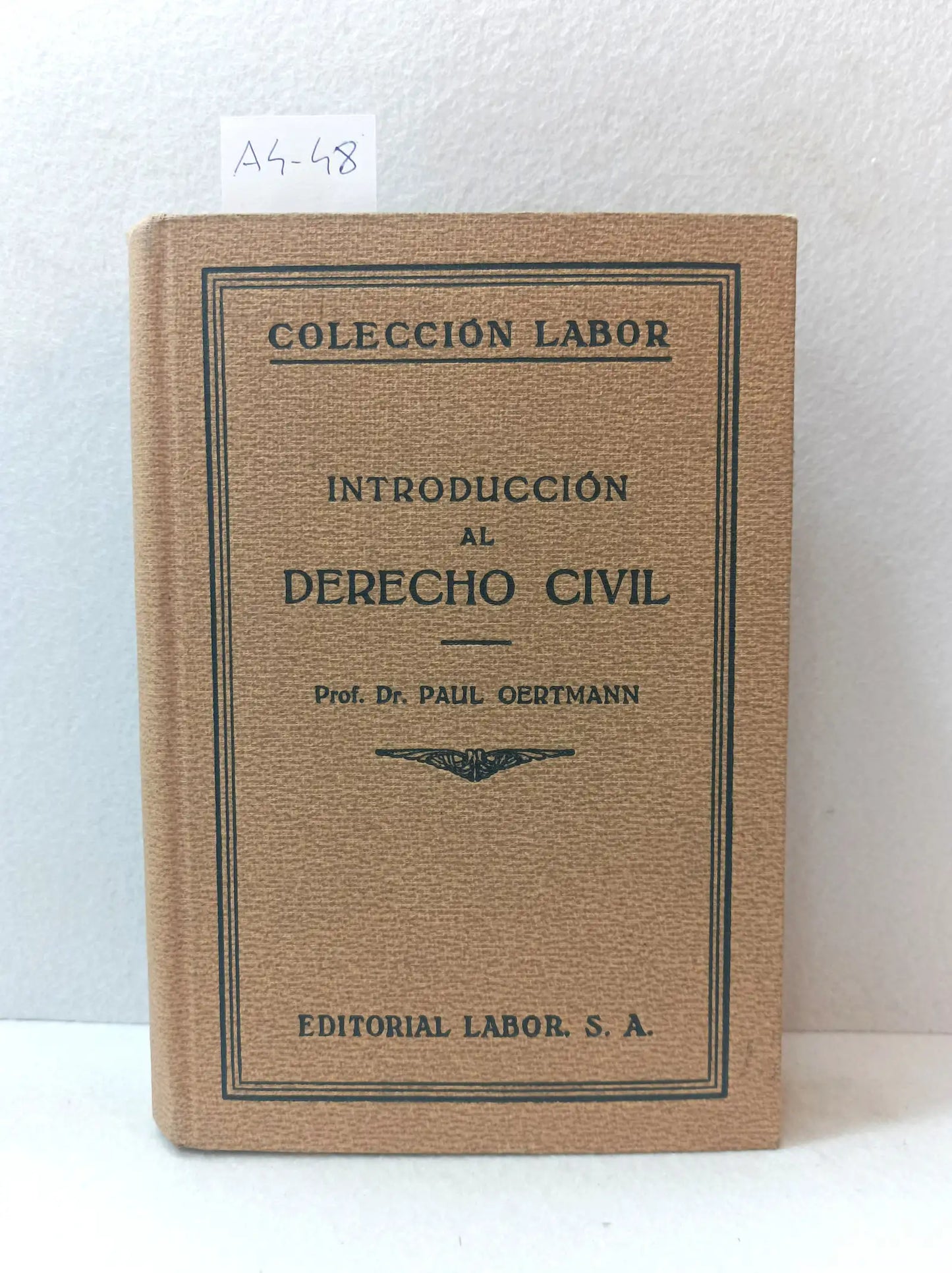 Introducción al derecho civil.