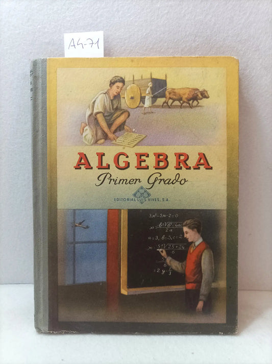 Algebra. Primer grado.