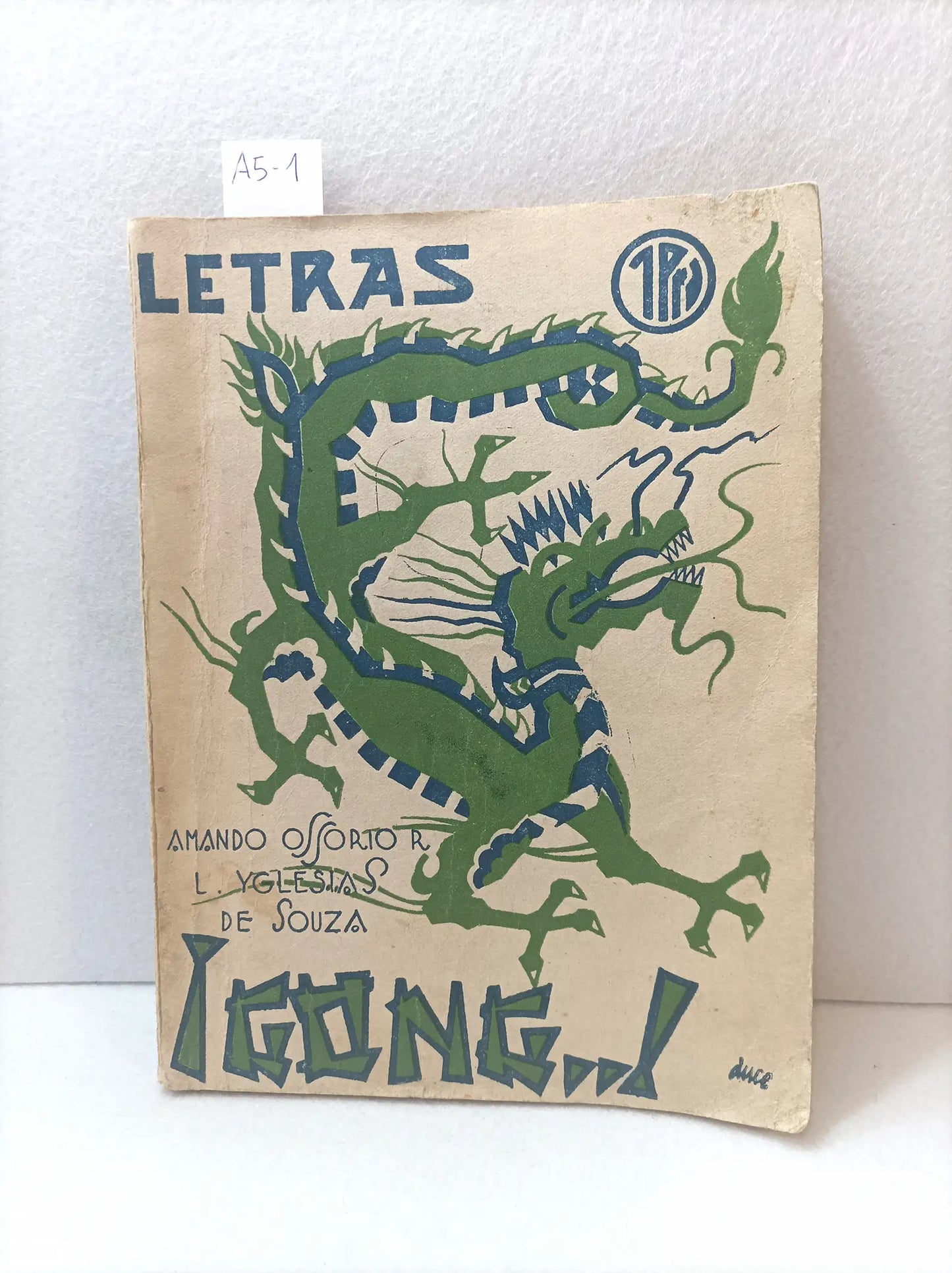 Letras. Revista literaria popular. N° 15.- ¡Gong¡.