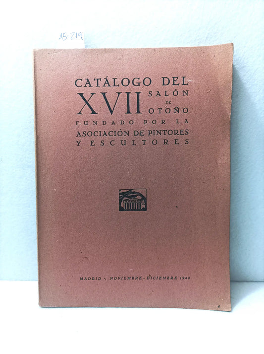 Catálogo del xvii salón de otoño.