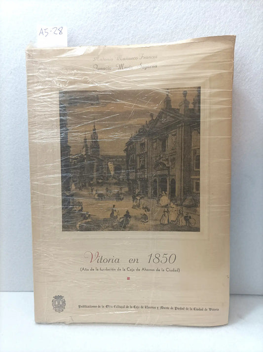 Vitoria en 1850.