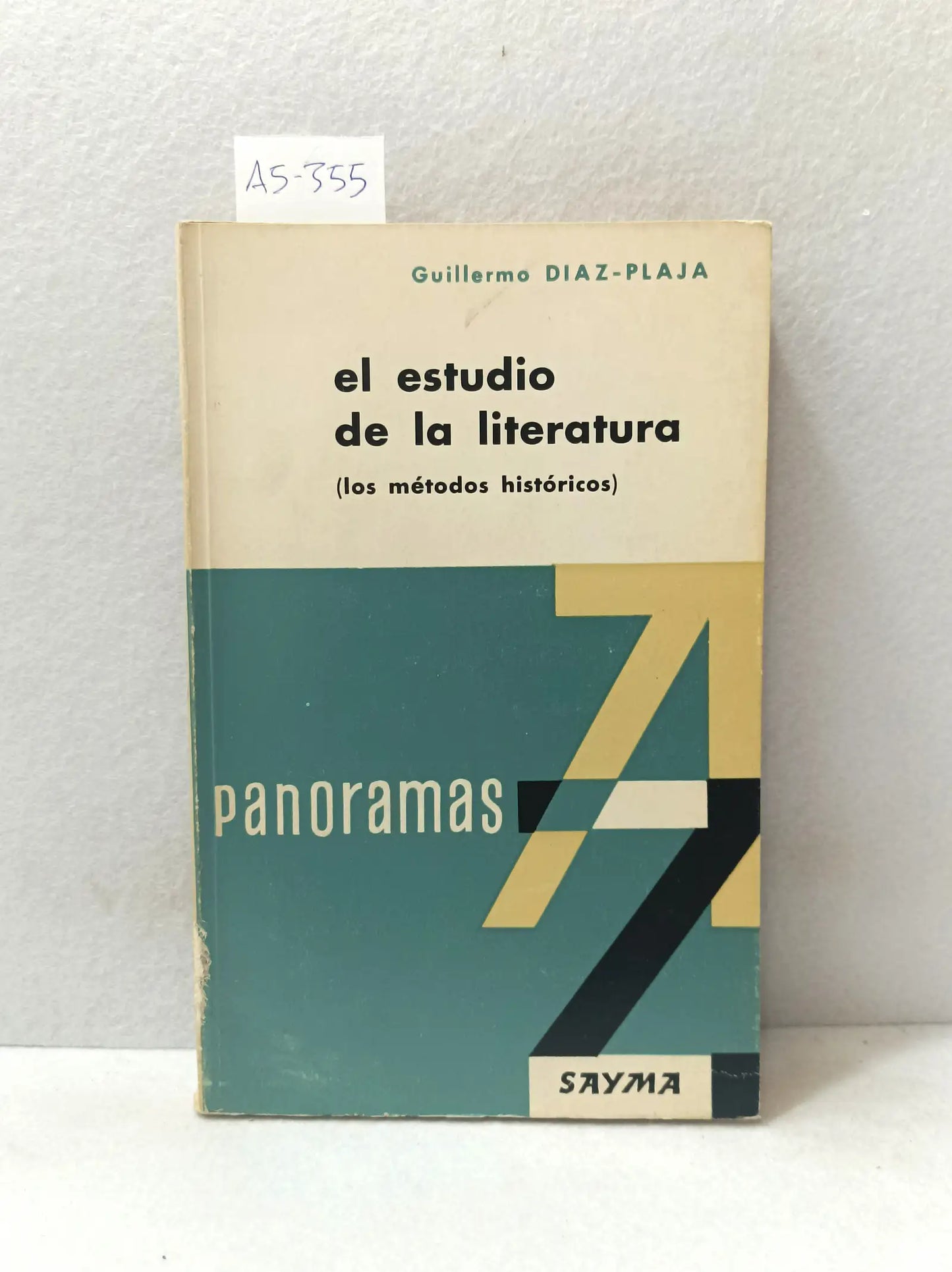 El estudio de la literatura (los métodos históricos).