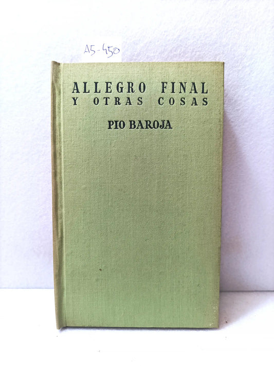 Allegro final y otras cosas.