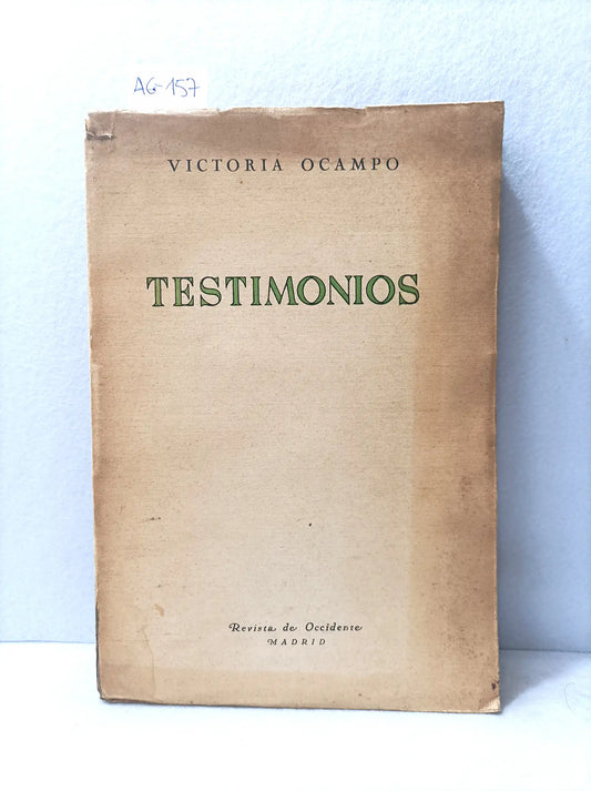 Testimonios.