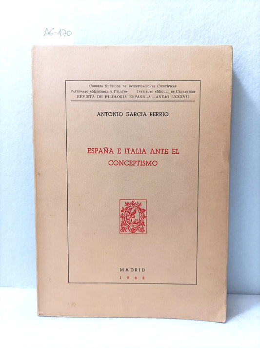 España e Italia ante el conceptismo.