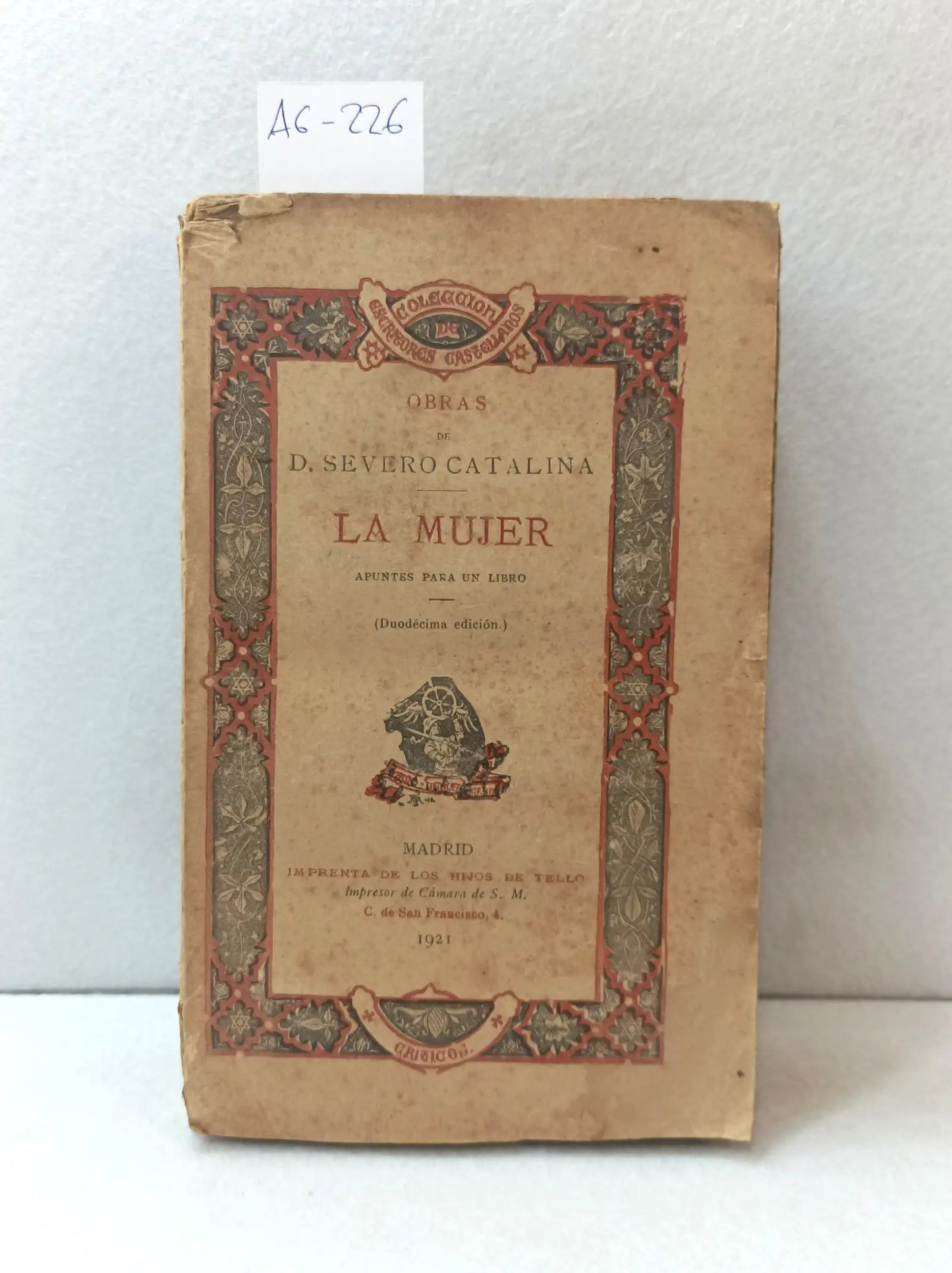 La mujer. Apuntes para un libro.