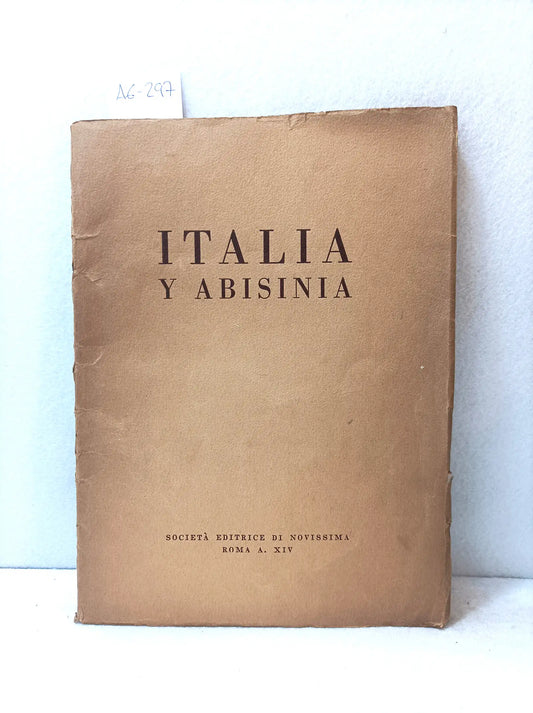 Italia y Abisinia.