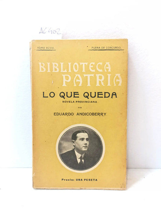 Lo que queda.