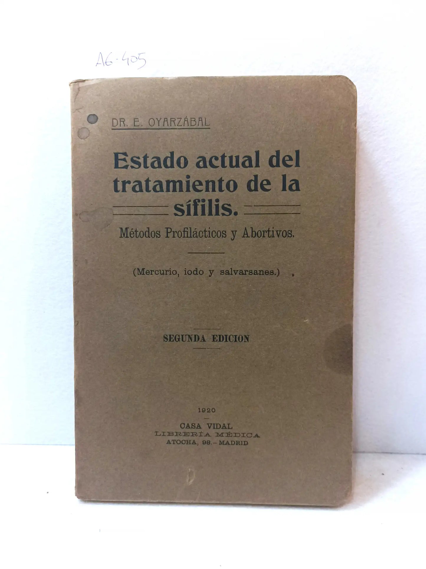 Estado actual del tratamiento de la sífilis.