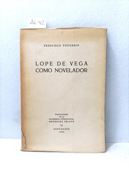 Lope de Vega como novelador.