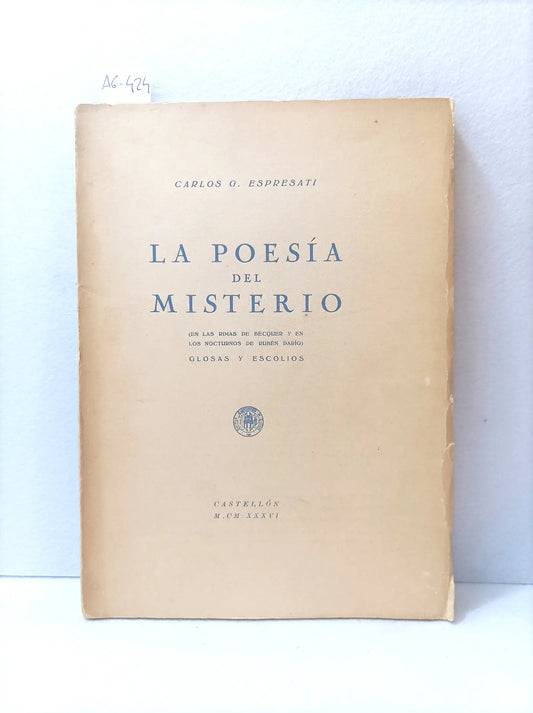 La poesía del misterio (en las rimas de Bécquer y en los nocturnos de R.Darío).