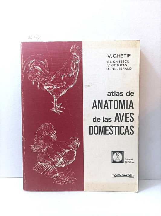 Atlas de anatomía de las aves domésticas.