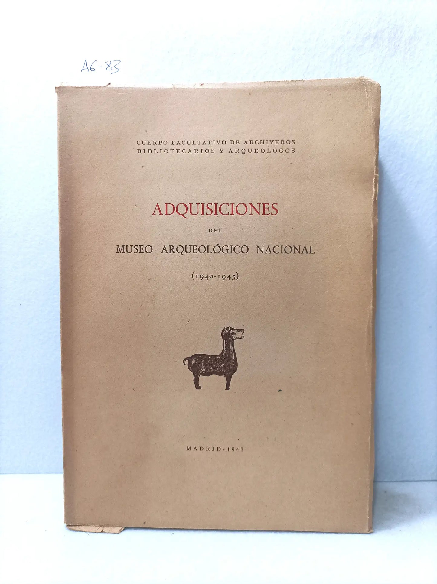 Adquisiciones del Museo Arqueológico Nacional (1940-1945).