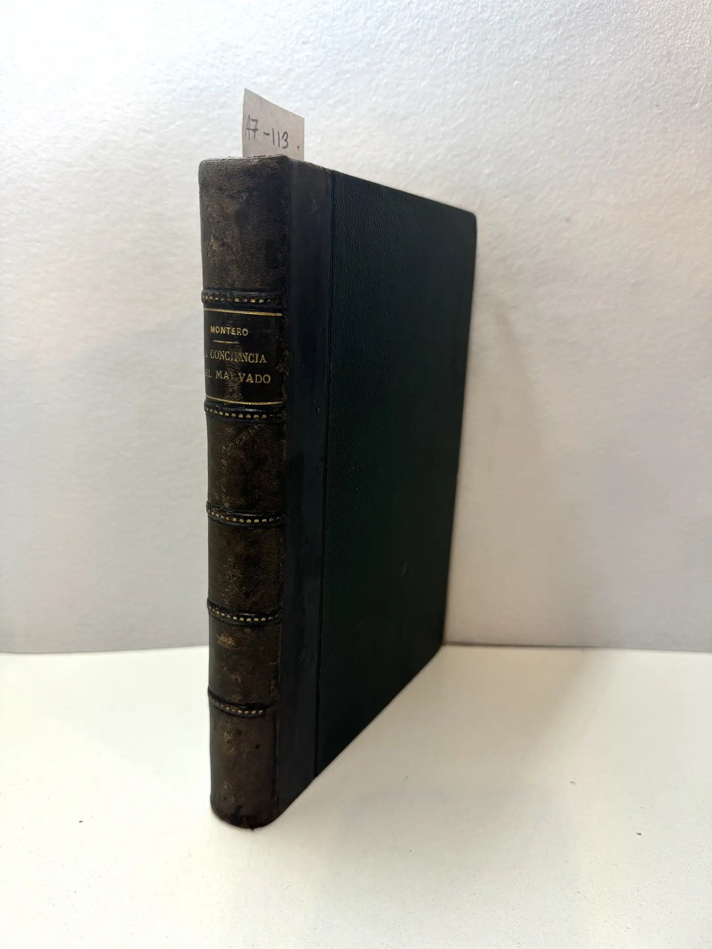 La conciencia del malvado y otras novelas.
