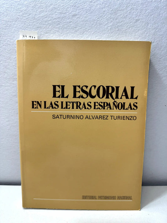 El Escorial en las letras españolas.