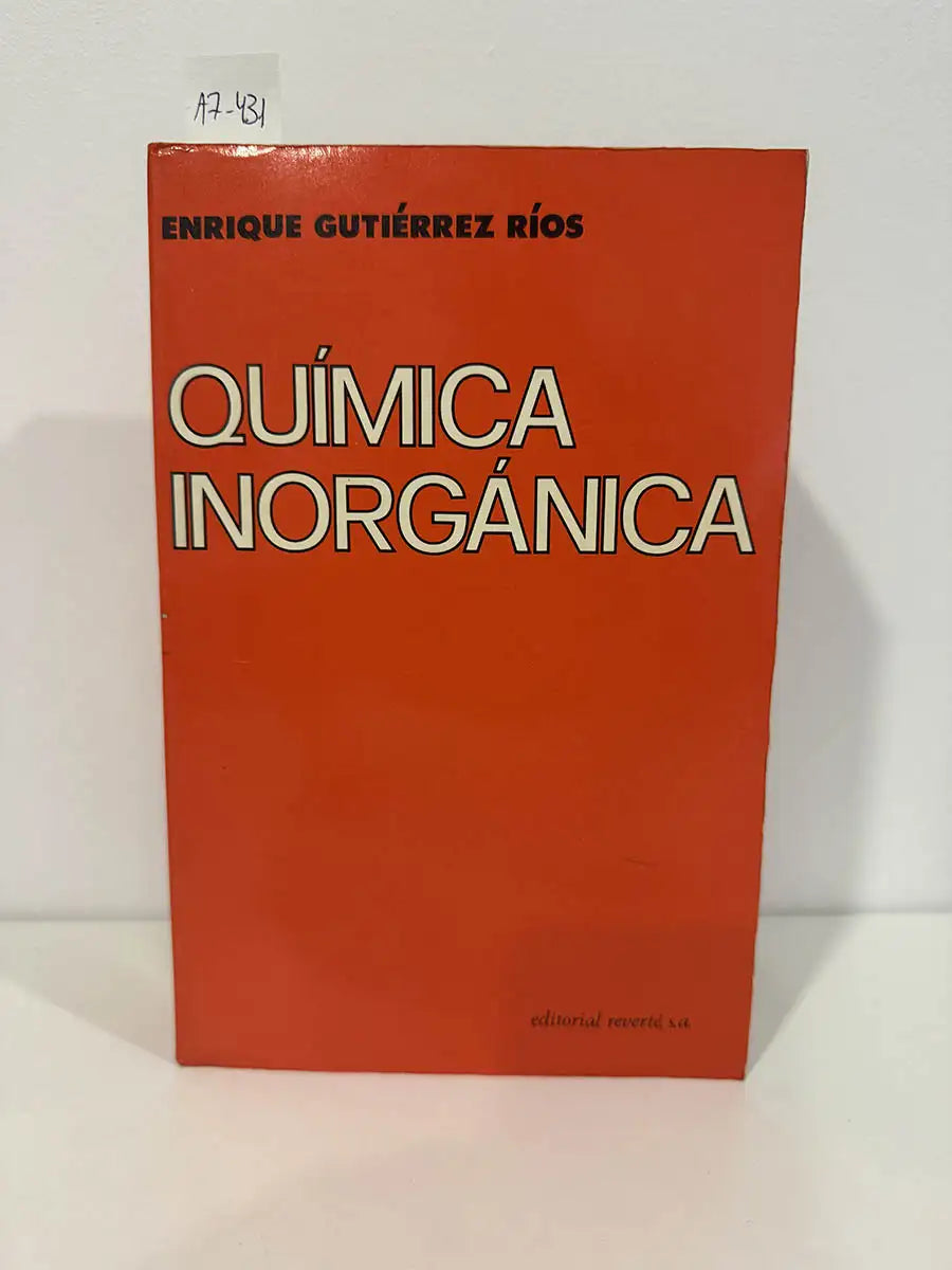 Química inorgánica.