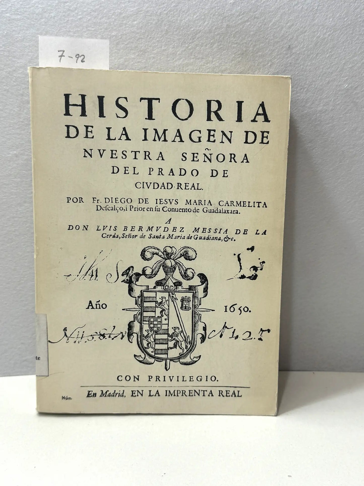 Historia de la imagen de Nuestra Señora del Pradode Ciudad Real.