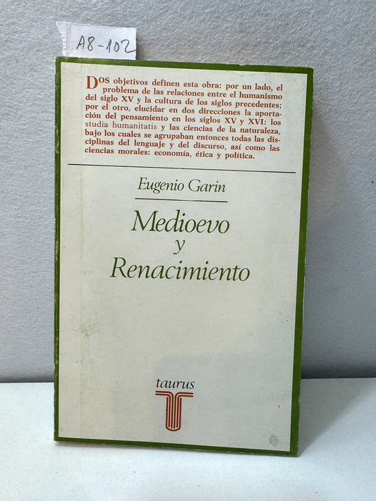 Medioevo y Renacimiento. Estudios e investigaciones.