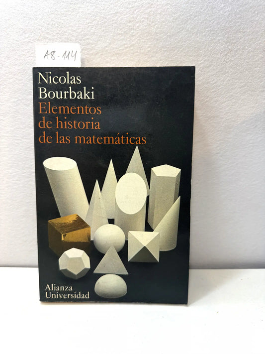 Elementos de historia de las matemáticas.