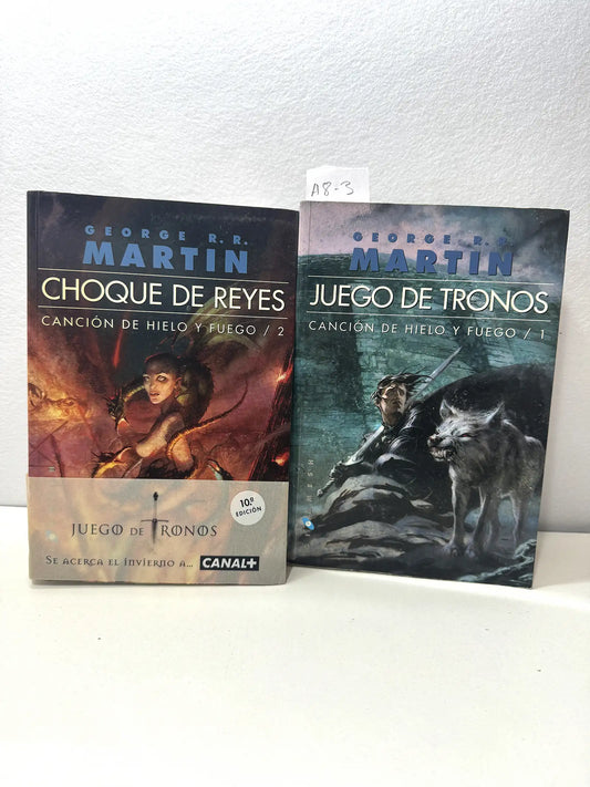 Juego de tronos. Canción de hielo y fuego. 2 tomos.