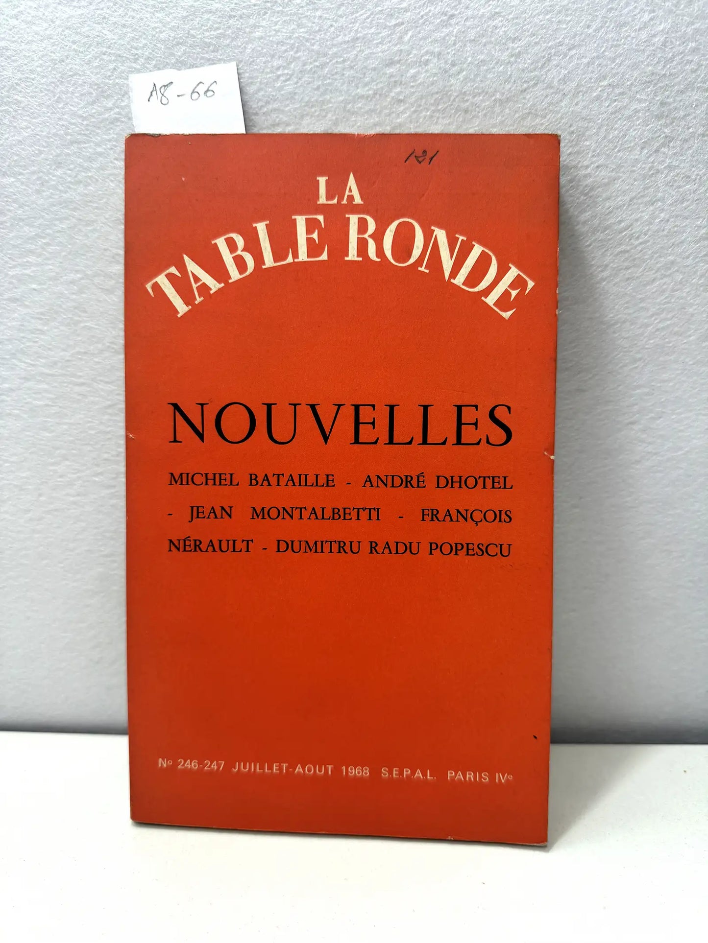 La table ronde. Nouvelles. N° 246-247.