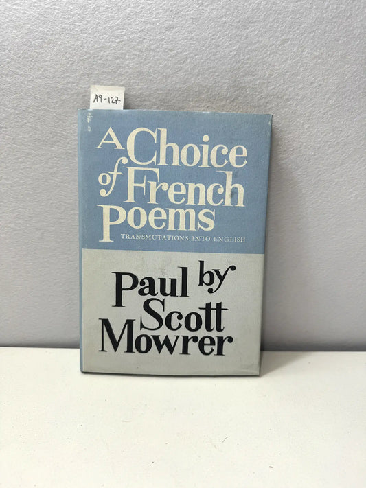 A Choice of French Poems.