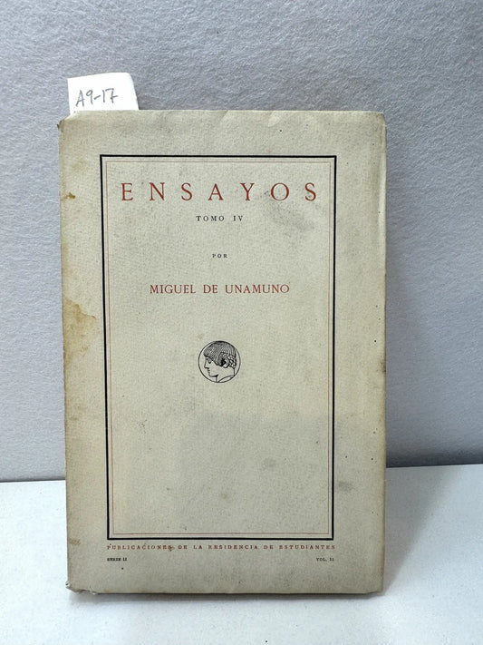 Ensayos (tomo IV).