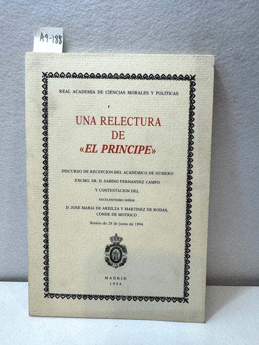 Una relectura de "El Príncipe".