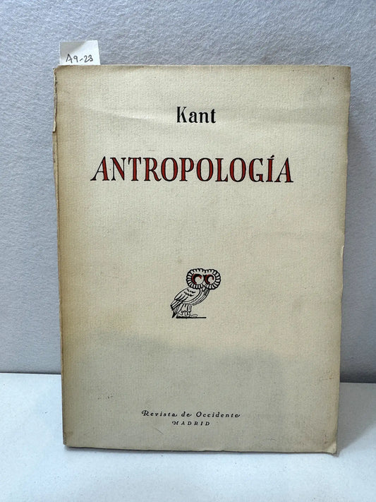 Antropología en sentido pragmático.