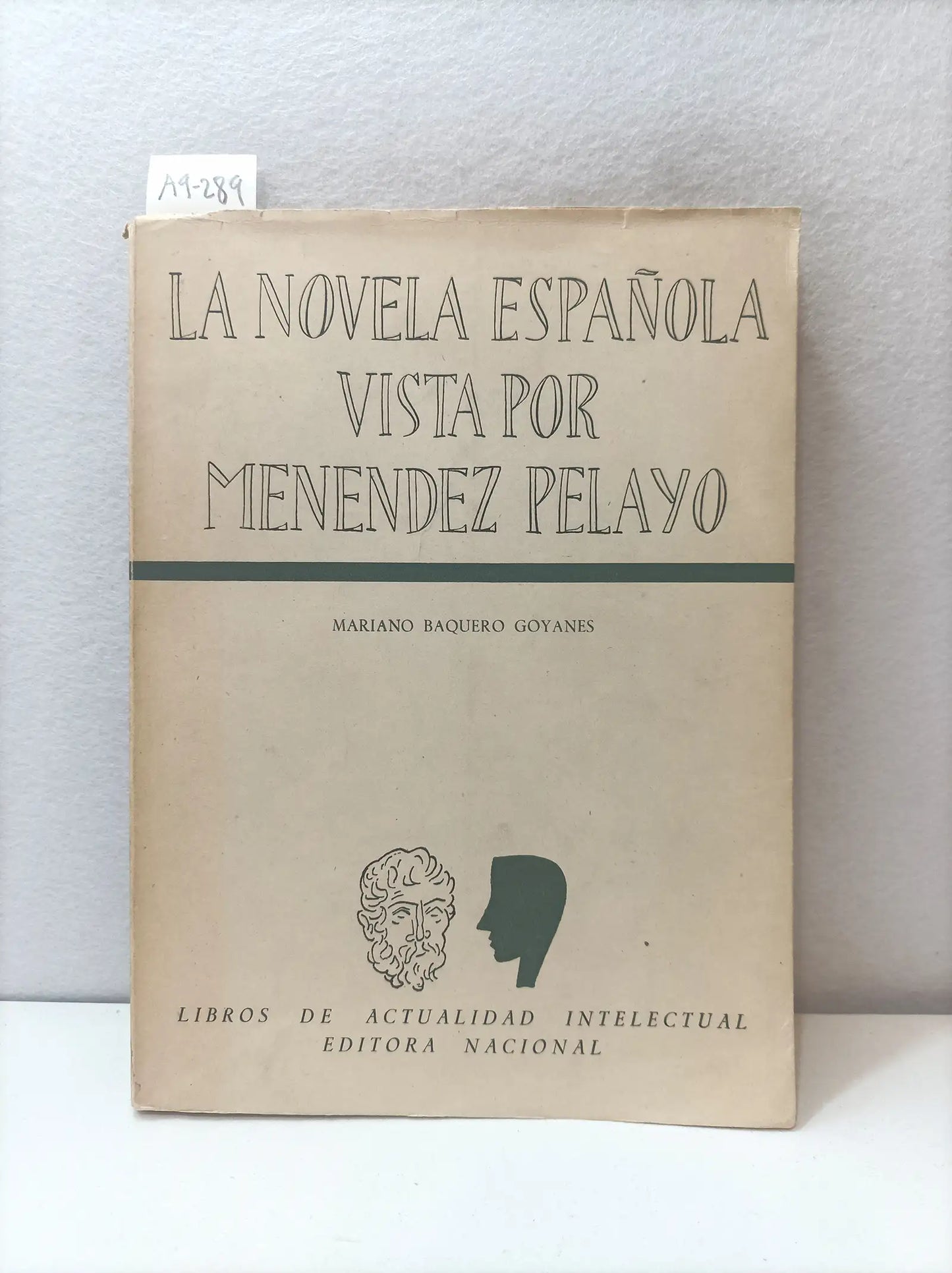 La novela española vista por Menéndez Pelayo.