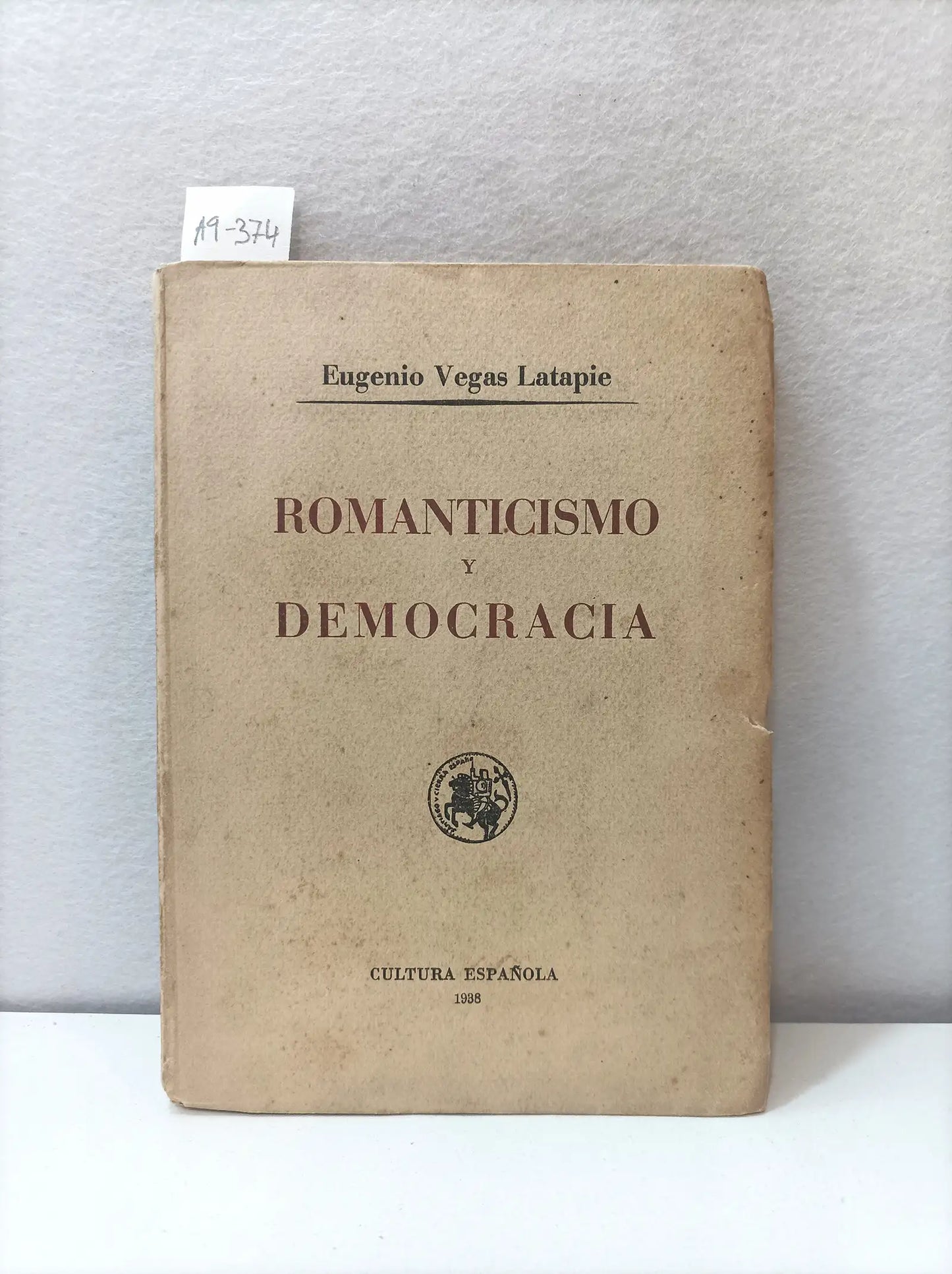 Romanticismo y democracia.