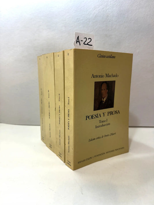 Poesía y prosa. 4 tomos.