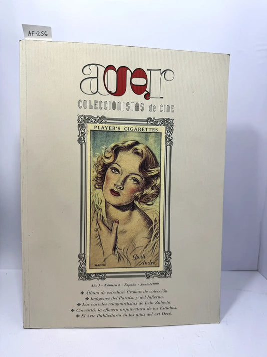 Revista AGR. Coleccionnistas de Cine. Año I, Nº 2, España, Junio/1999,