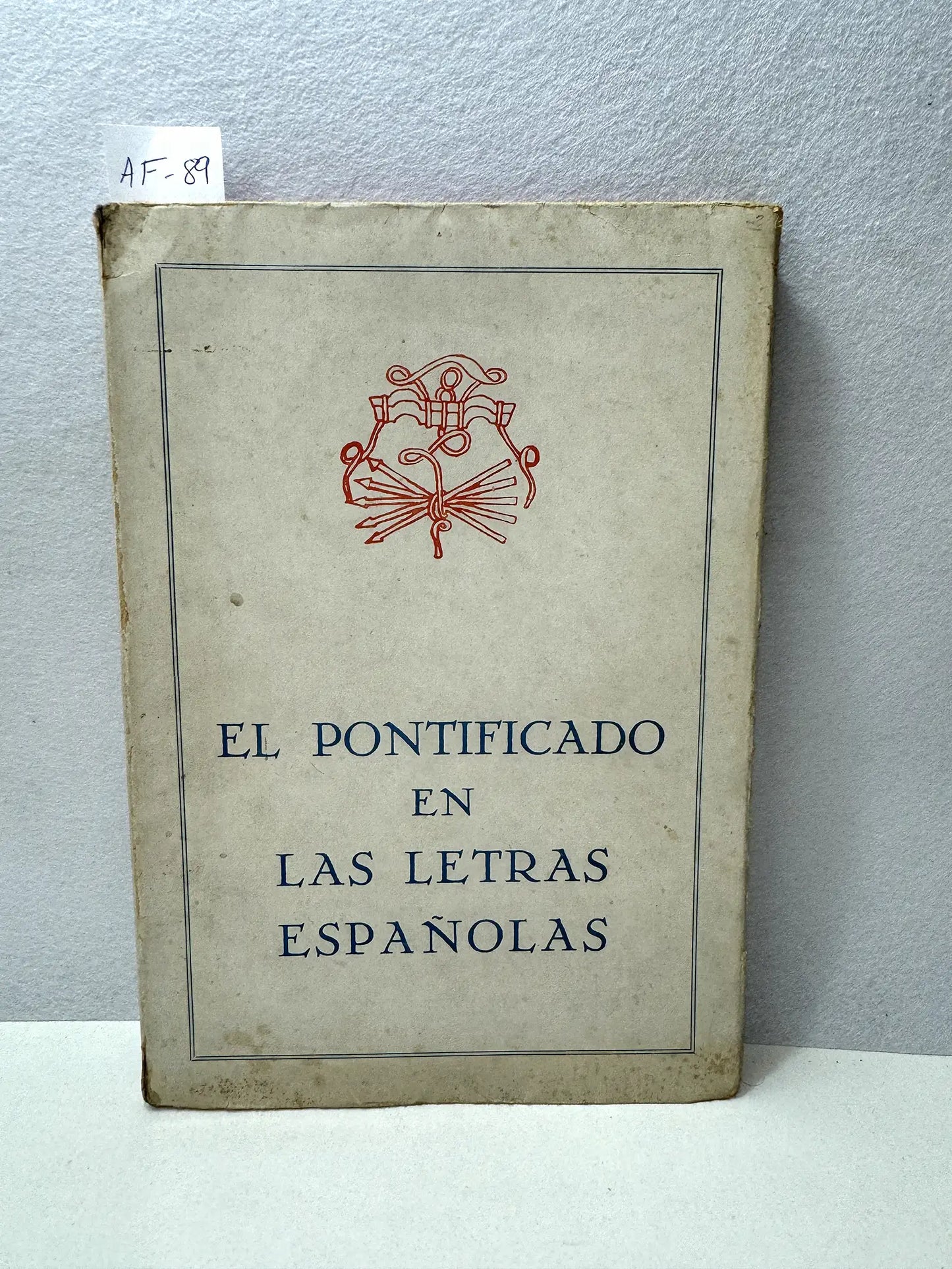 El pontificado en las letras españolas.