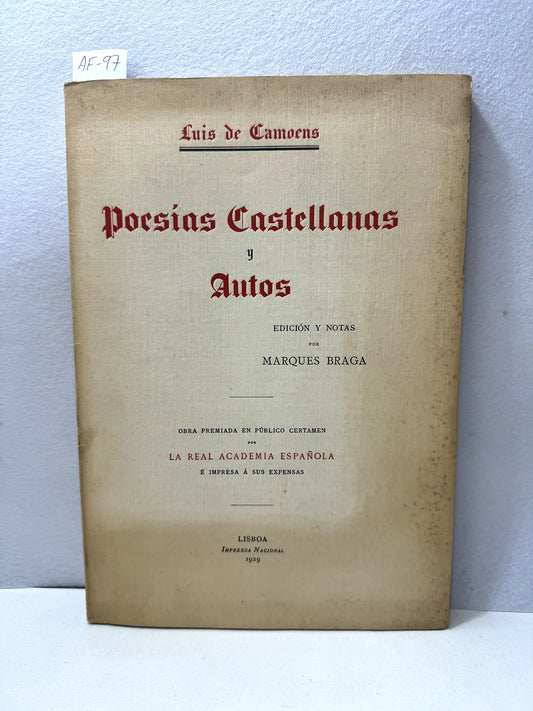 Poesías castellanas y autos.