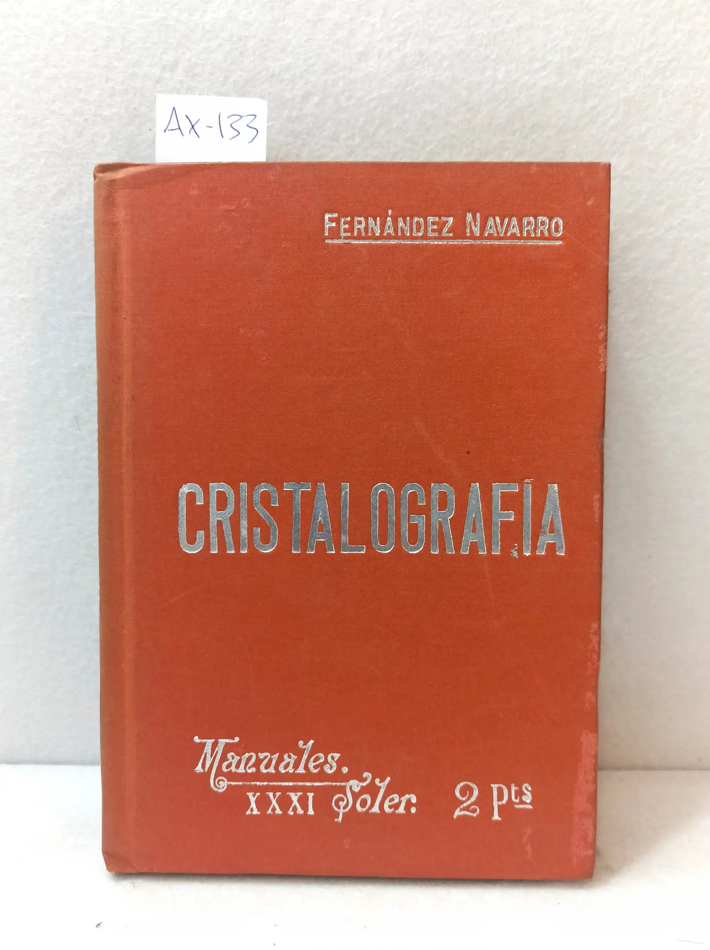 Cristalografía.